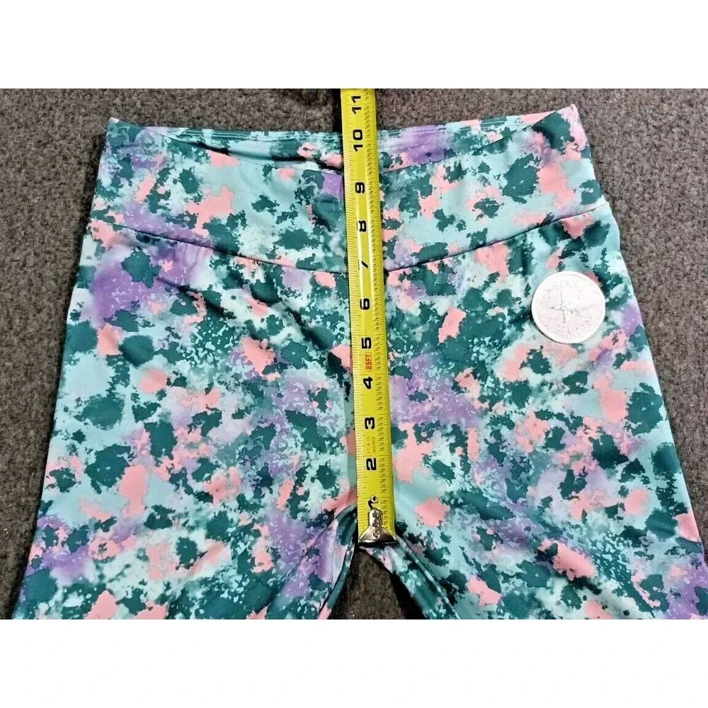 Converse Girls Light Aqua Leggings New With Tags Size Large 12/13 Years